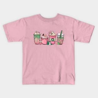 Christmas Chocolate Coffee Kids T-Shirt